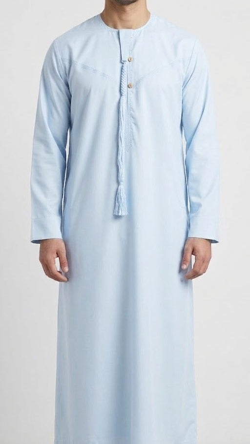 Qamis Bleu Ciel