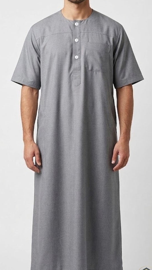Qamis Gris Foncé
